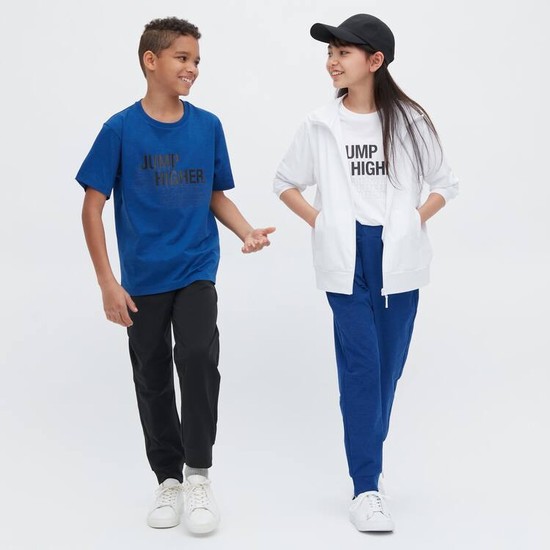 Uniqlo Ultra Stretch Dry-ex Active Jogger Nohavice Detske Čierne | BKOSVJ-359