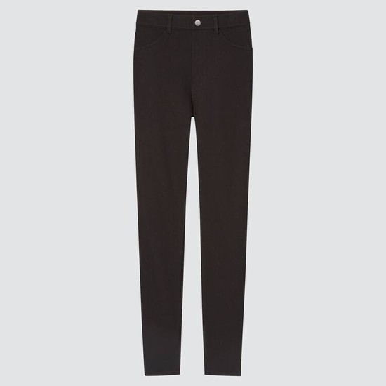 Uniqlo Ultra Stretch High Rise (Long) (2021 Season) Leginy Damske Čierne | QAYLWD-796