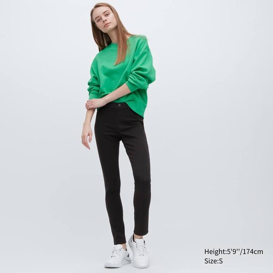 Uniqlo Ultra Stretch (Long) Leginy Damske Čierne | XIZGHC-697
