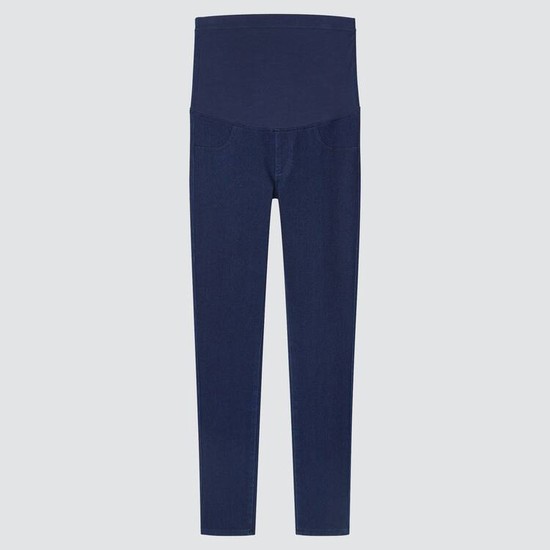 Uniqlo Ultra Stretch Maternity (2021 Season) Leginy Damske Modre | MCPIQW-802