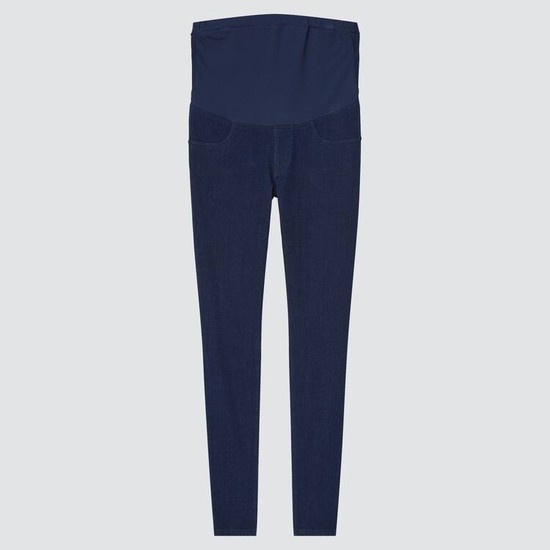Uniqlo Ultra Stretch Maternity Denim Leginy Damske Modre | UYSFDC-068