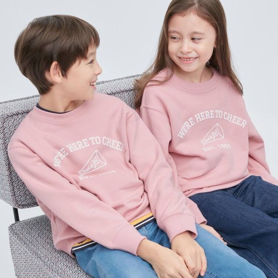 Uniqlo Ultra Stretch Mikiny Detske Ruzove | IBYZOQ-086