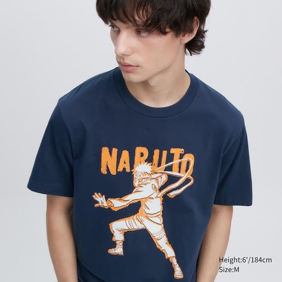 Uniqlo Ut Archive Naruto Grafika Tricko Panske Námornícka Modrá | HJAMBX-058