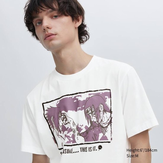 Uniqlo Ut Archive Naruto Grafika Tricko Panske Biele | VKWDGM-296