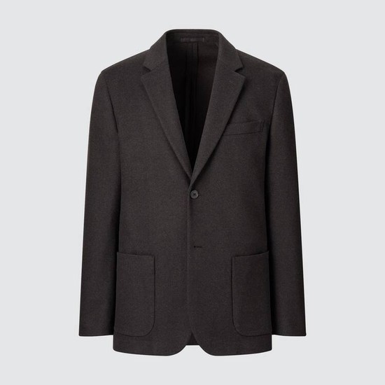 Uniqlo Vlna-like Pohodlie Bundy Panske Tmavo Hnede | CJVQLP-928