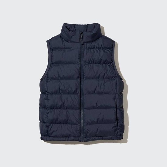 Uniqlo Warm Polstrované Washable Vesty Detske Námornícka Modrá | MBAZSU-305