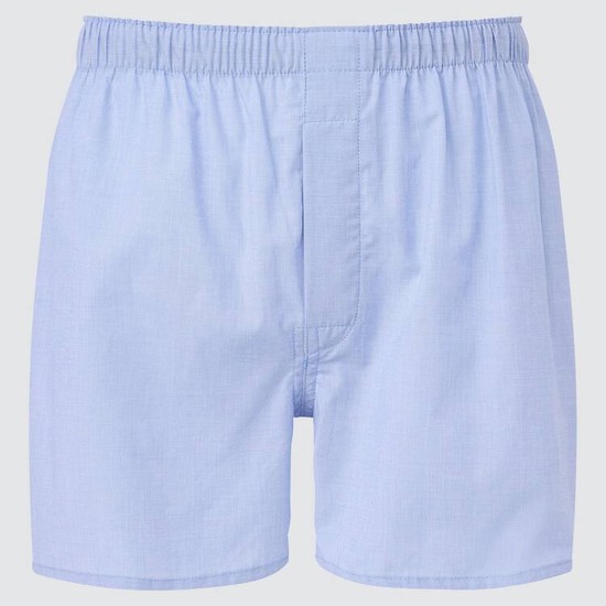 Uniqlo Woven Broadcloth Boxer (2021 Season) Spodne Pradlo Panske Modre | YQCAVB-257
